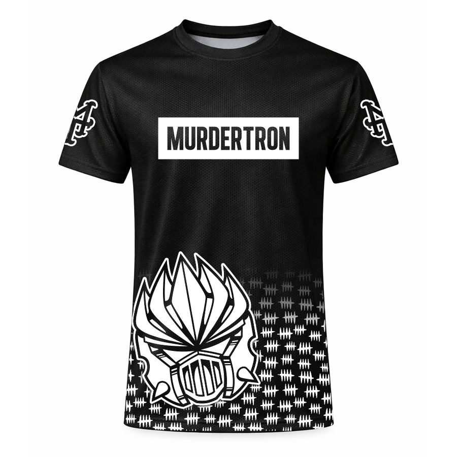 MURDERTRON TALL TECH TEE (BLACK)
