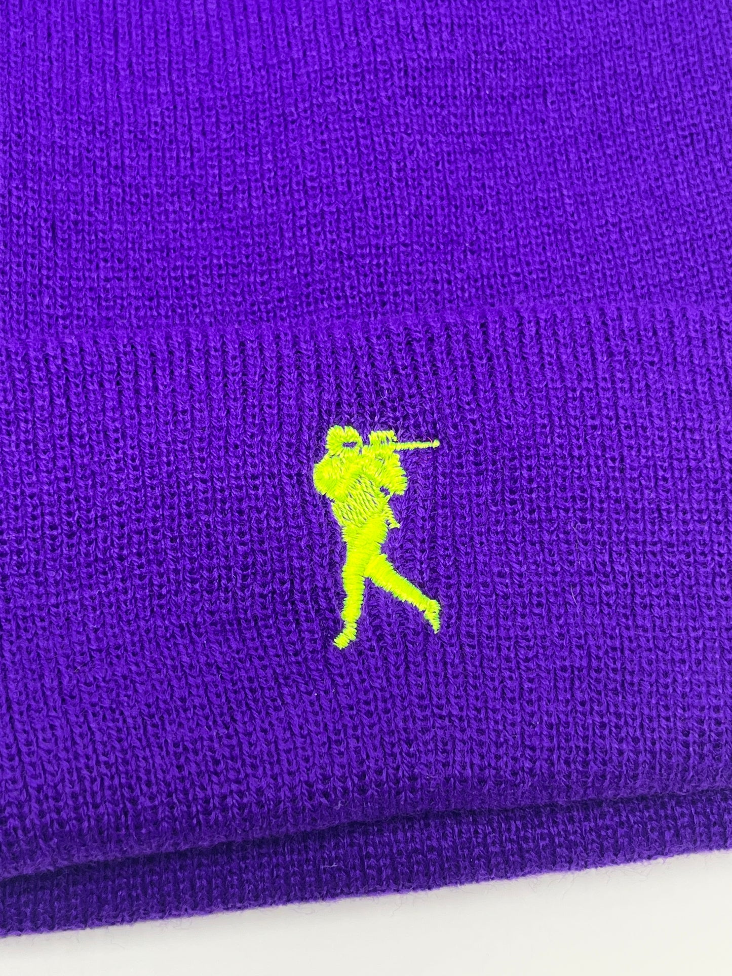 RUN & GUN B - CUFF BEANIE (Purple)