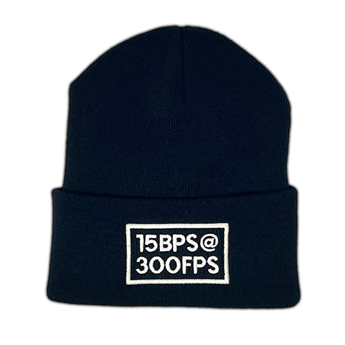 15BPS - CUFF BEANIE (Black/Cream)