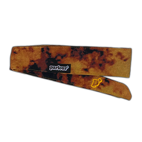 "FIRE TIE DYE" BURNT ORANGE 3 - HEADBAND LC