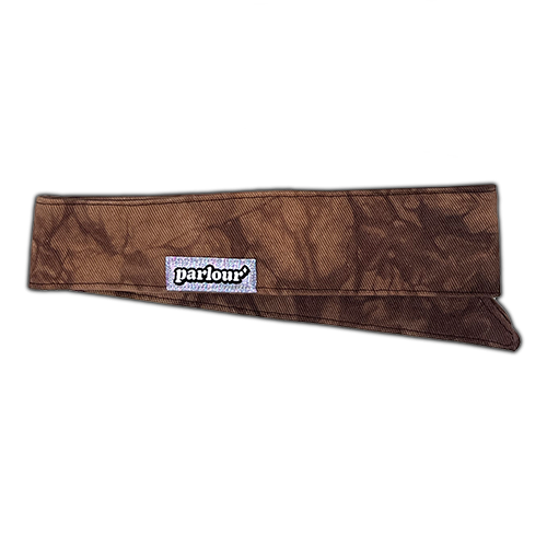 LIGHT BROWN TIE DYE - HEADBAND PROTO A2 (sparkly tag)