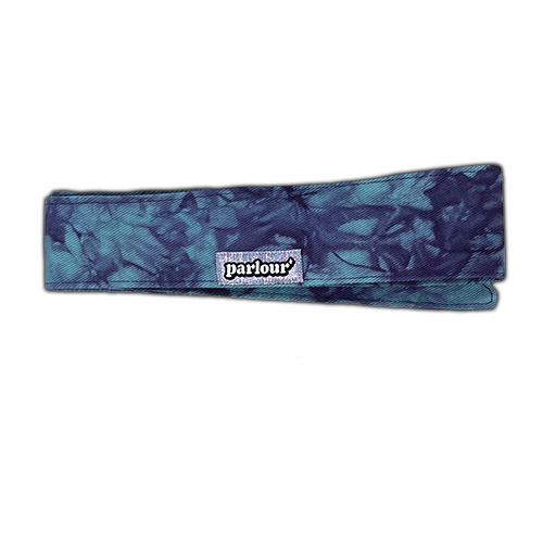 OCEAN PURPLE TIE DYE - HEADBAND PROTO A2 (sparkly tag)