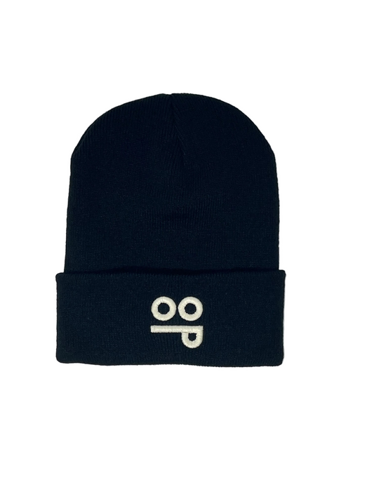 OOP - CUFF BEANIE (Black/Cream)