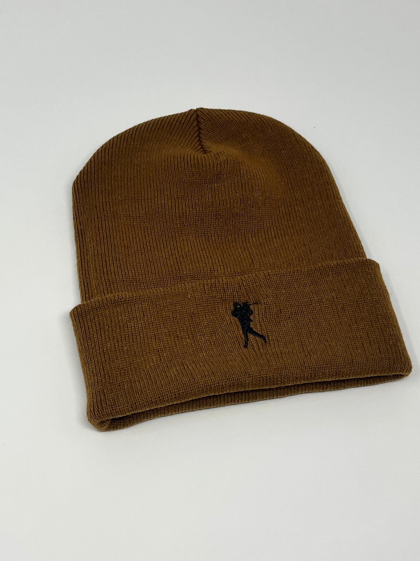 RUN & GUN B - CUFF BEANIE (Brown)
