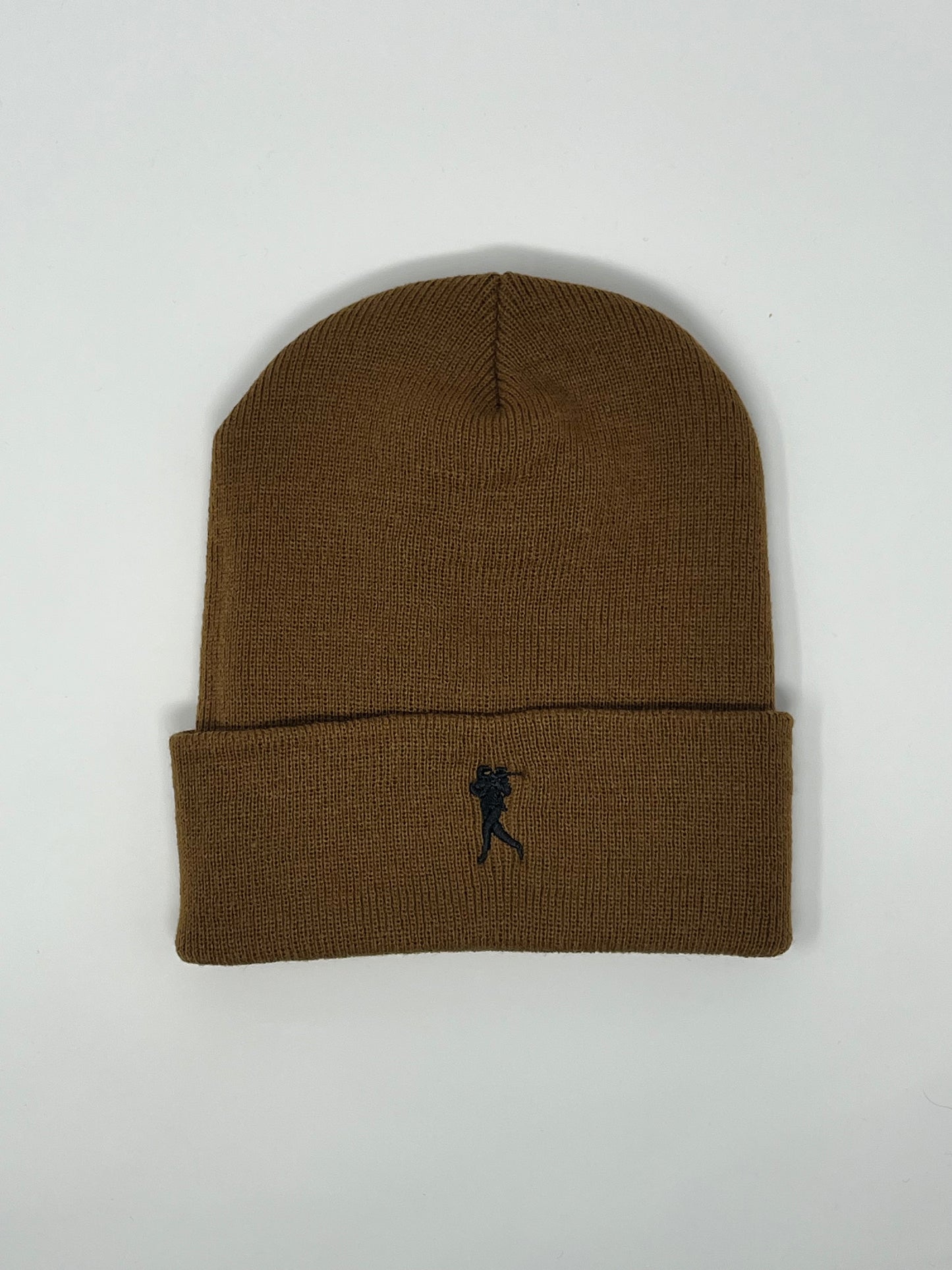 RUN & GUN B - CUFF BEANIE (Brown)