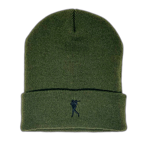 RUN & GUN B - CUFF BEANIE (Olive)